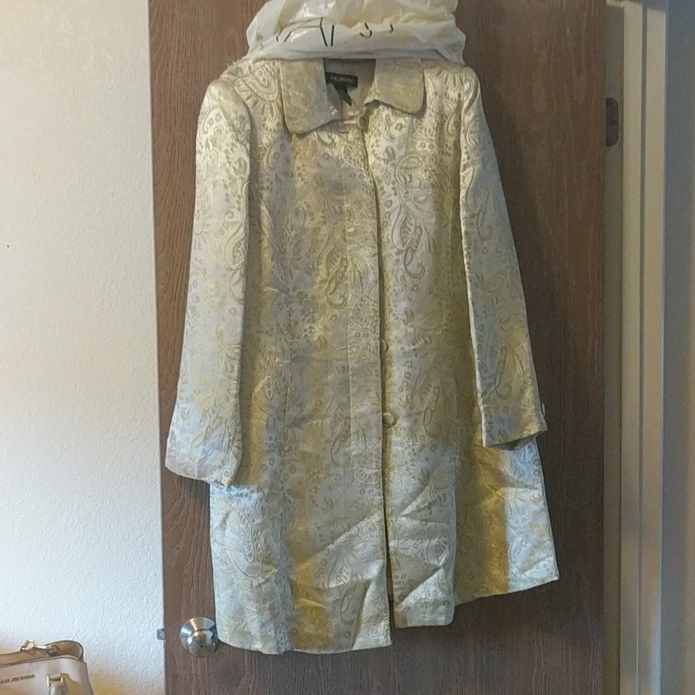 Gold Lane Bryant coat/jacket